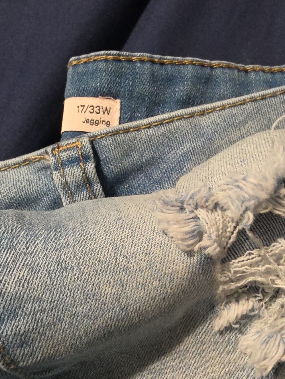 Light Blue Distressed Women’s Jeans